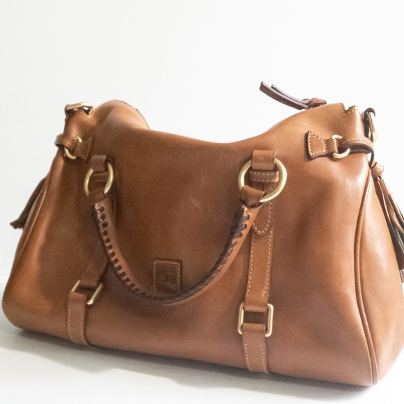 NWT Dooney & Bourke Florentine Satchel Leather Bag - Picture 2 of 8